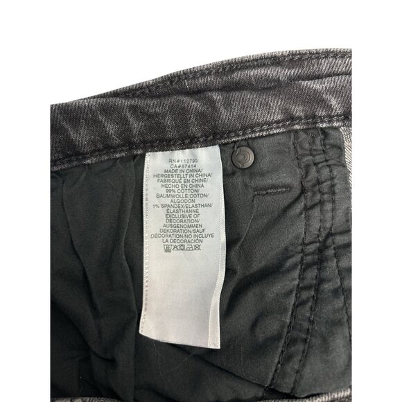 True Religion Mens Logan Relaxed Taper Distressed Jeans Size 34 Gray Denim - Picture 6 of 10